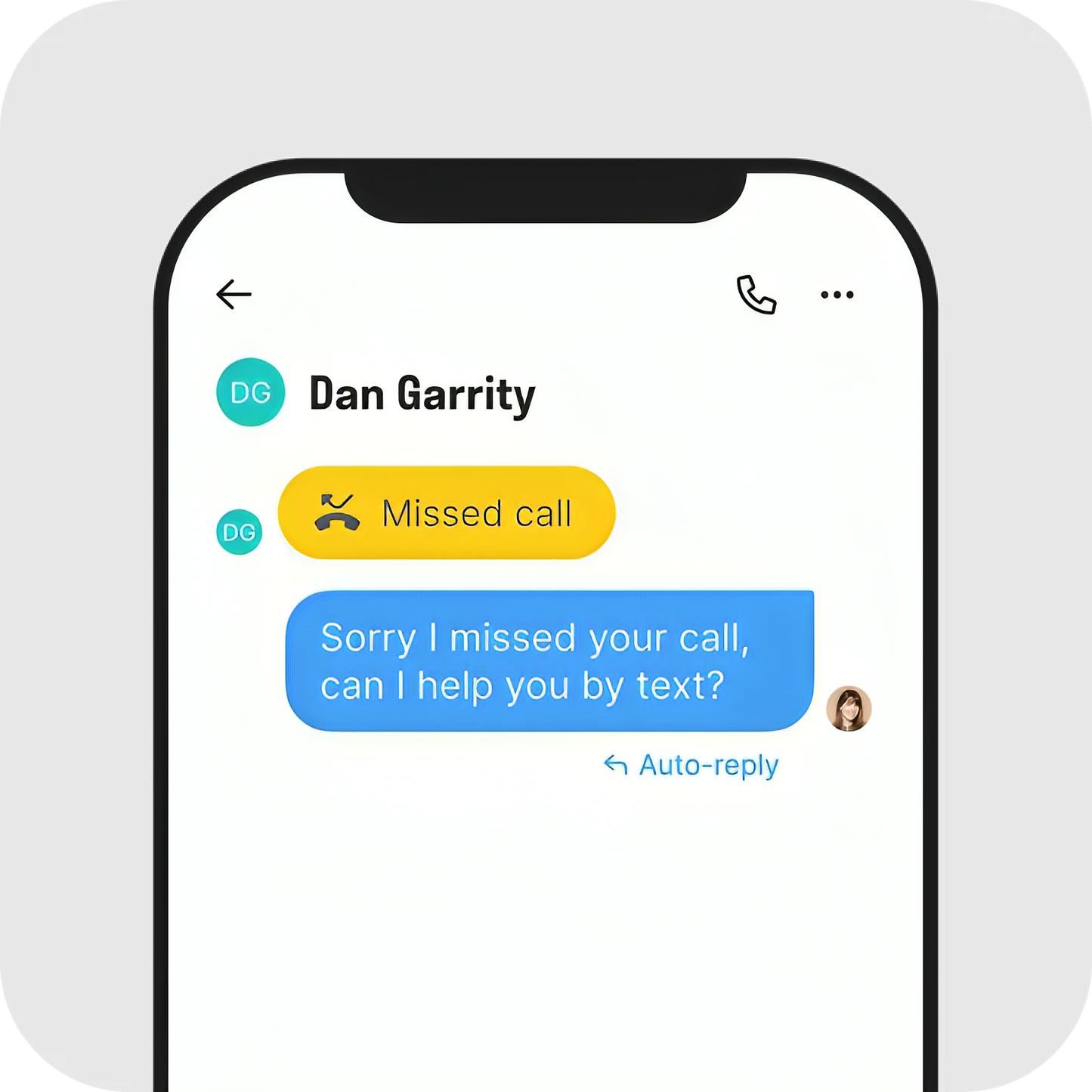 Auto-Text/WhatsApp for Missed Calls